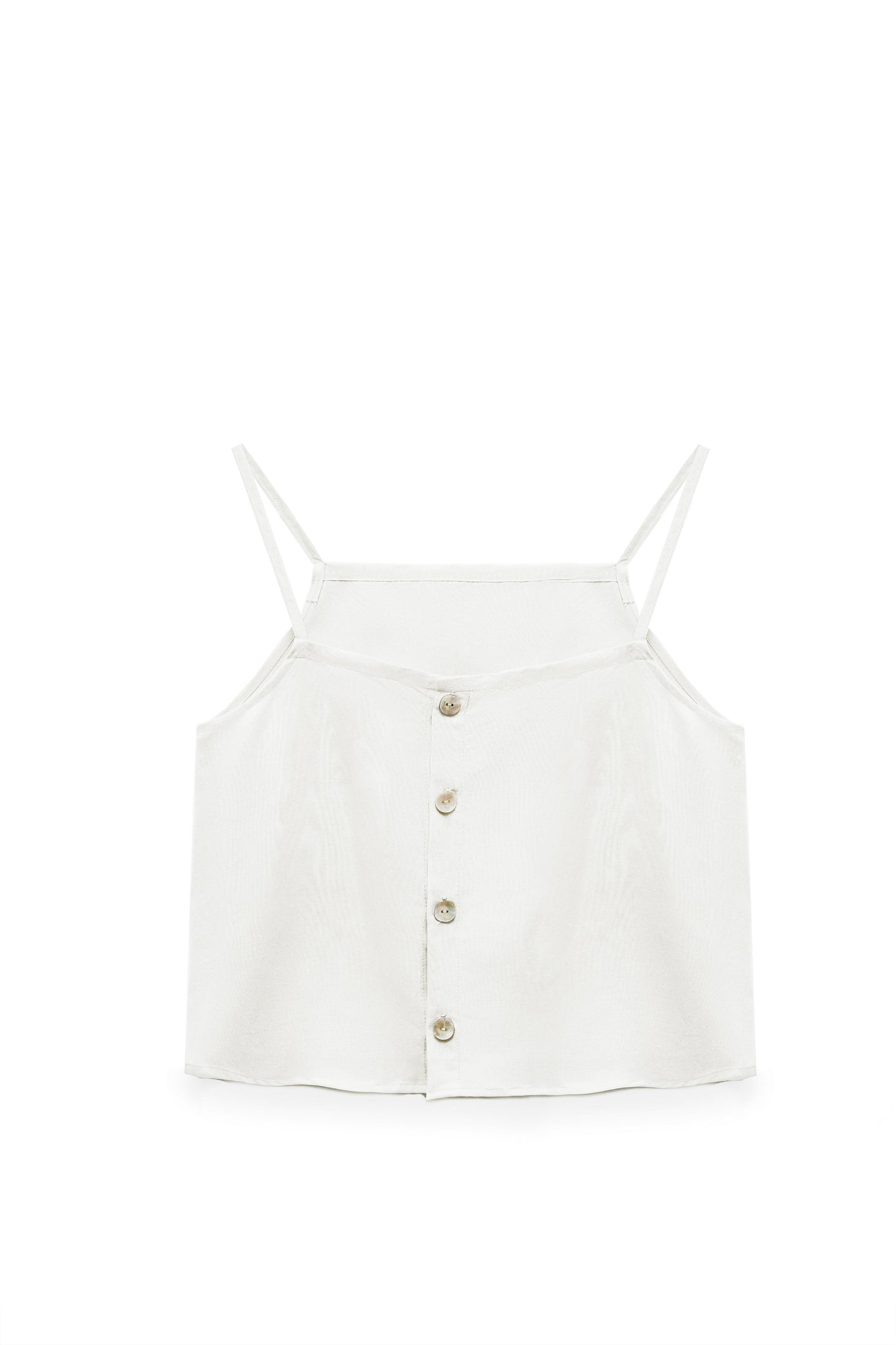 Linen Camisole - White