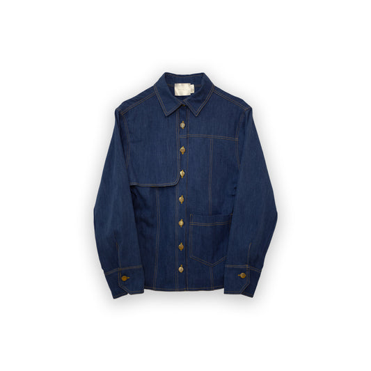 Alma Denim Shirt - Relaxed Fit in Cotton