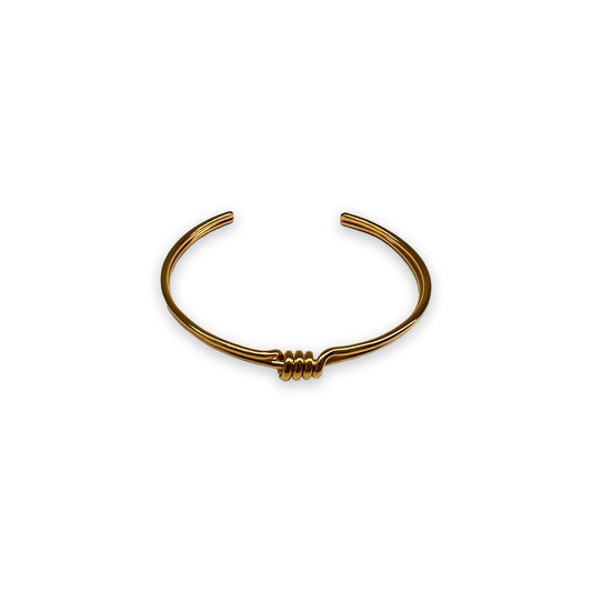 Gold Knot Bangle Two