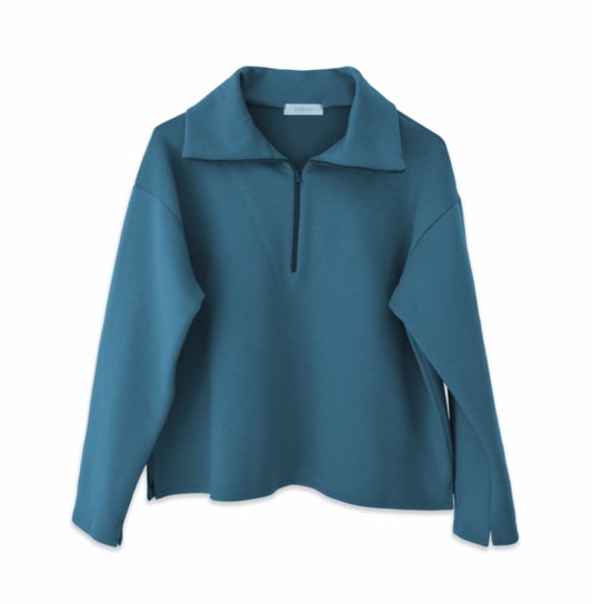 Helena Oversized Sweatshirt - Teal